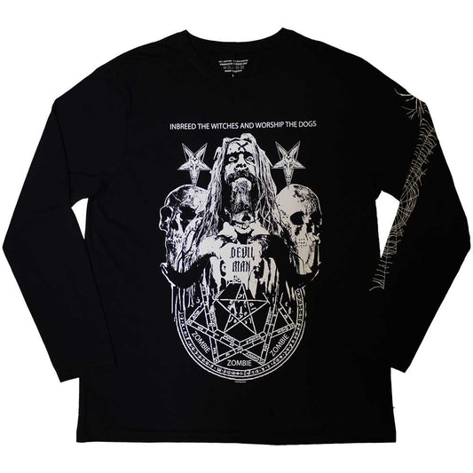 Rob Zombie Long Sleeve T Shirt - Devil Man