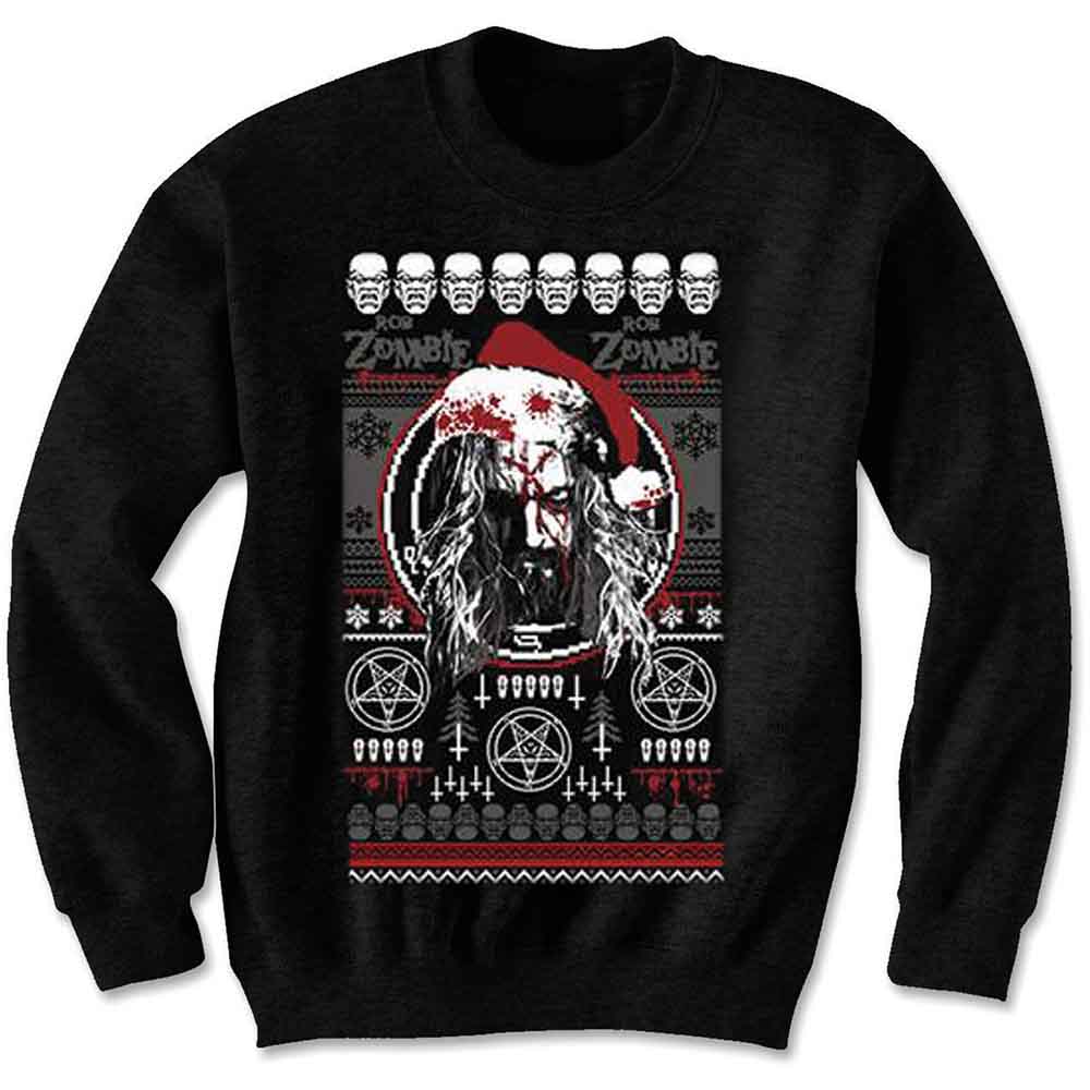 Rob Zombie Sweatshirt - Bloody Santa