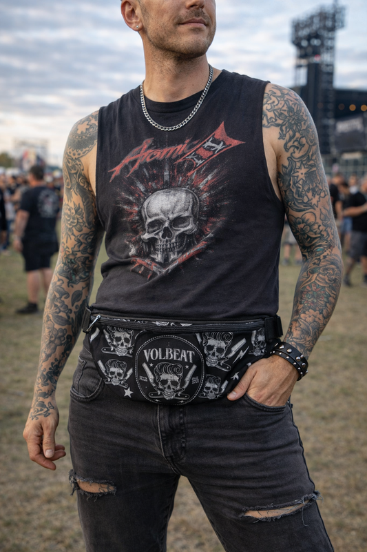 Rocksax Volbeat Bum Bag (Fanny pack) - Barber