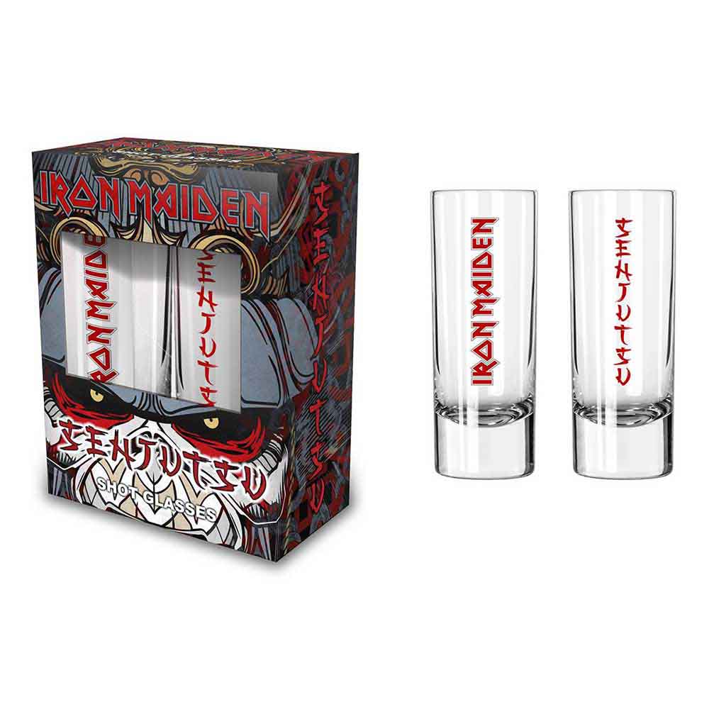 Iron Maiden Shot Glasses - Strike Through | Buy Now For 24.99