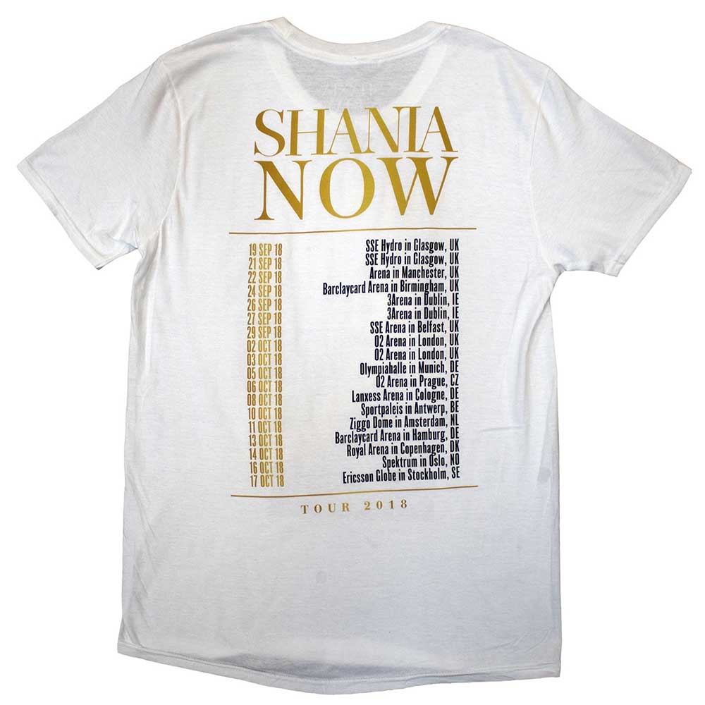 Shania Twain T Shirt - Tour 2018 Mic Photo