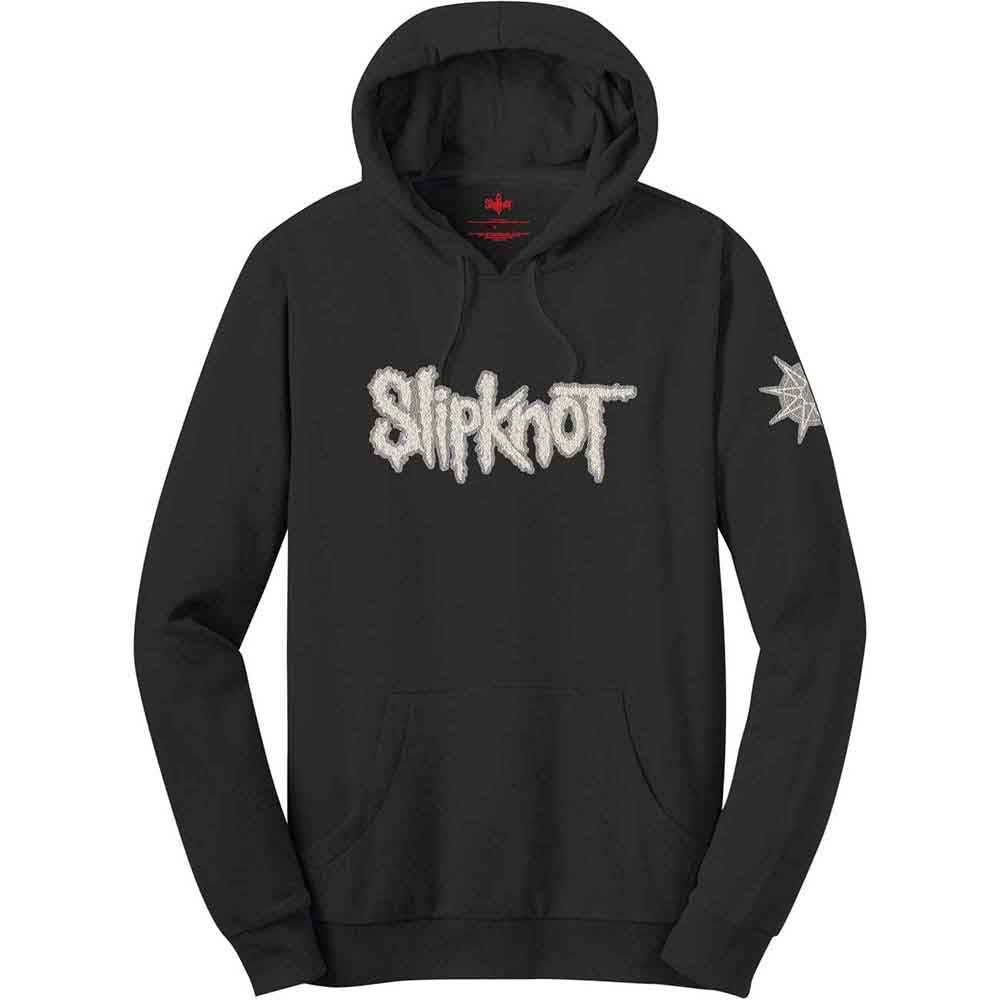 Slipknot Pullover Hoodie - Logo & Star Applique | Buy Now For 39.99