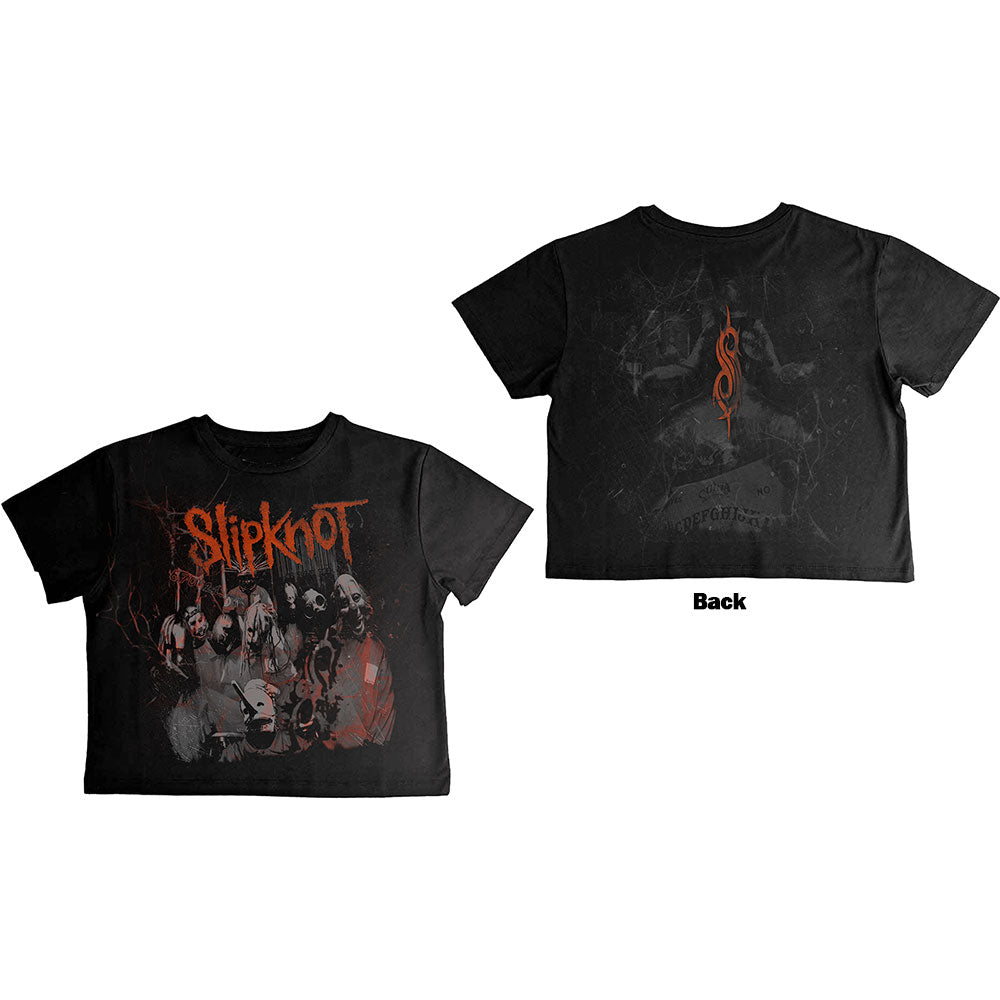 Slipknot Women's Crop Top - Ouija Belt | Buy Now For 24.99