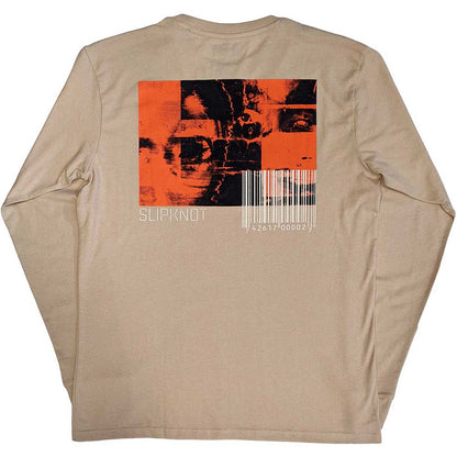 Slipknot Long Sleeve T Shirt - TESF Logo Barcode