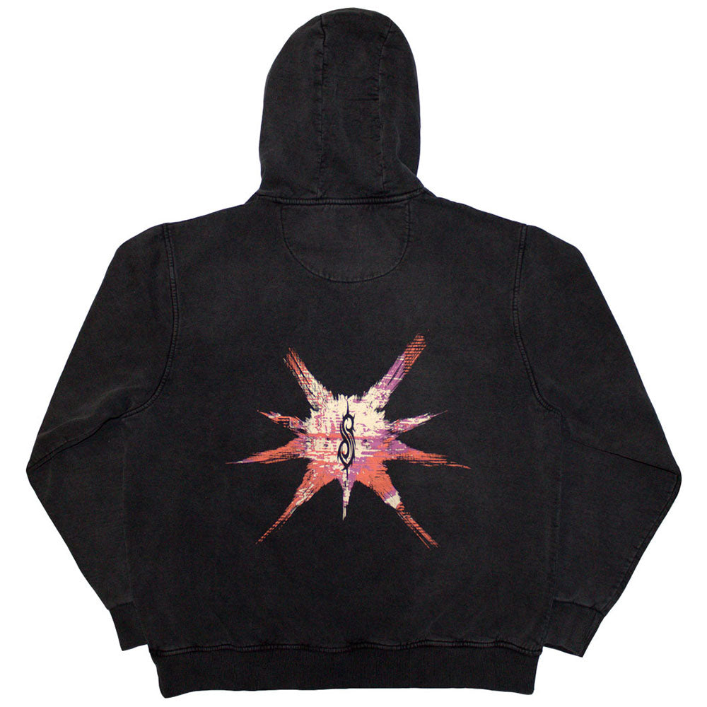 Slipknot Stone Wash Pullover Hoodie - TESF Barcode Stone Wash