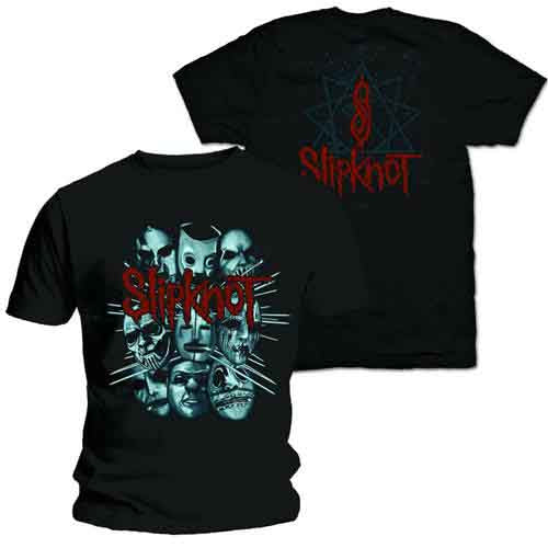 Slipknot T Shirt - Masks 2