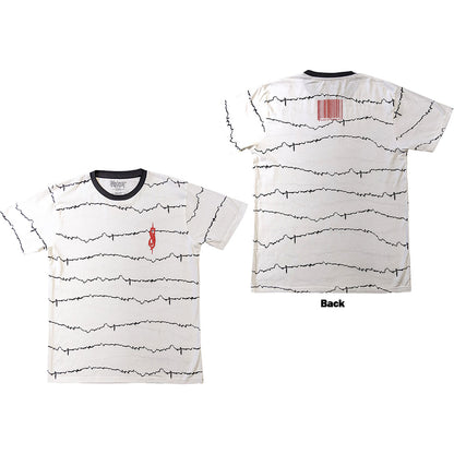 Slipknot T Shirt - Tesf Tribal-S & Barcode Ringer | Buy Now For 24.99