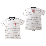 Slipknot T Shirt - Tesf Tribal-S & Barcode Ringer | Buy Now For 24.99