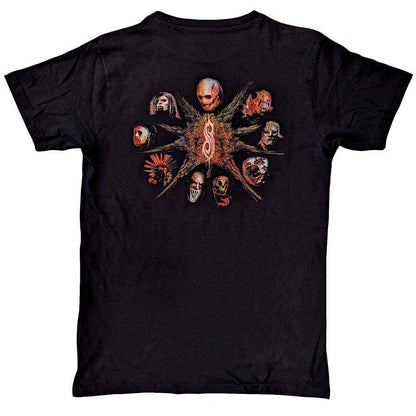 Slipknot T Shirt - TESF Pentagram Heads