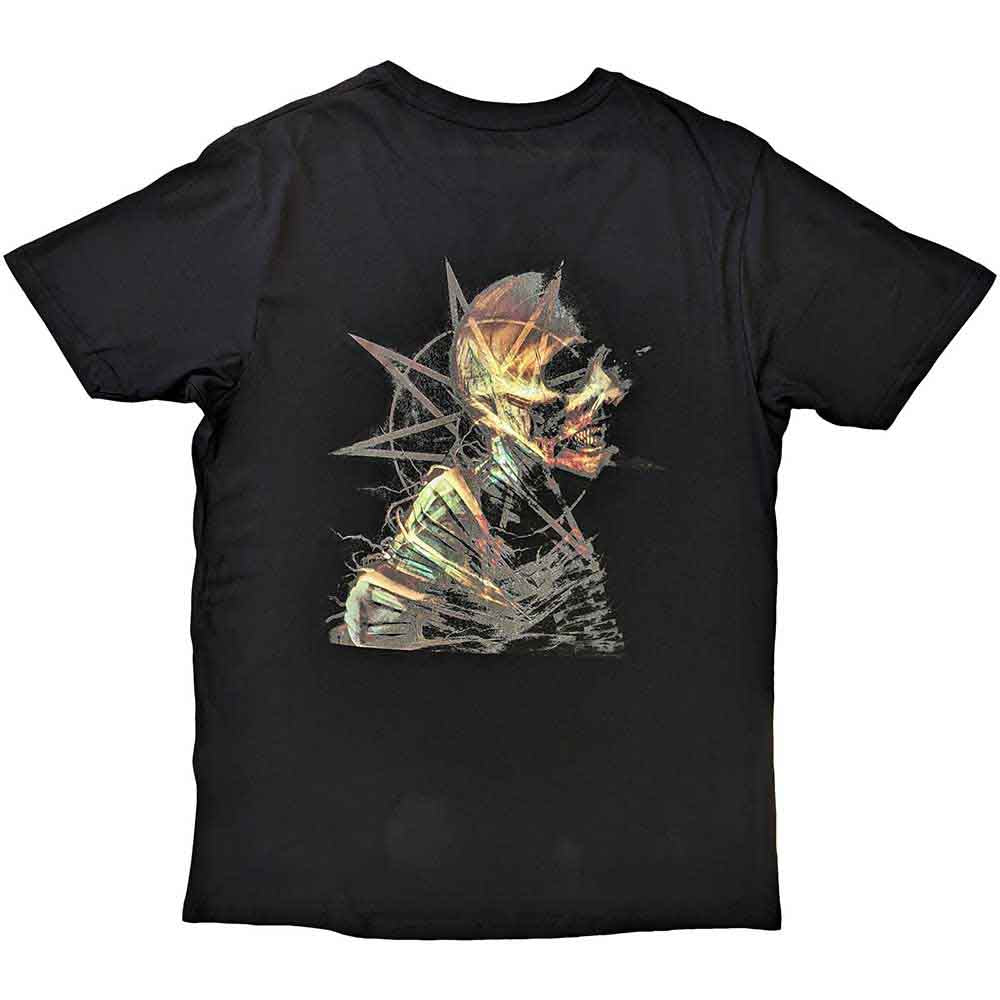 Slipknot T Shirt - Skeleton & Pentagram