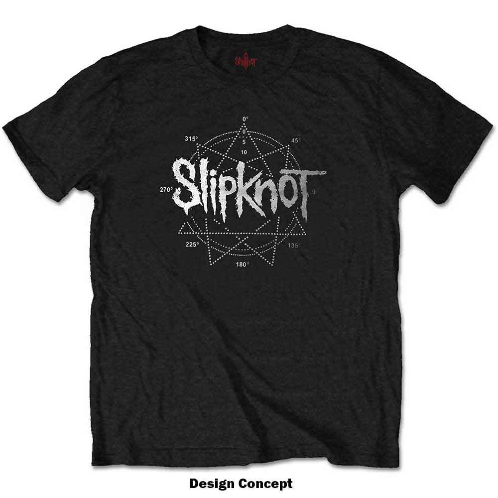 Slipknot T Shirt - Logo Star Diamante