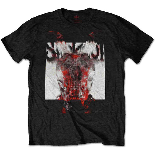 Slipknot T Shirt - Devil Single - Logo Blur