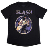 Slash T Shirt - Purple Circle