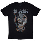 Slash T Shirt - Skull Guitar Snake