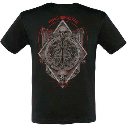 Slayer T Shirt - Medal 2013/14 Dates Back Print