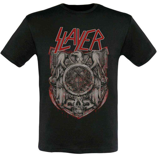 Slayer T Shirt - Medal 2013/14 Dates Back Print