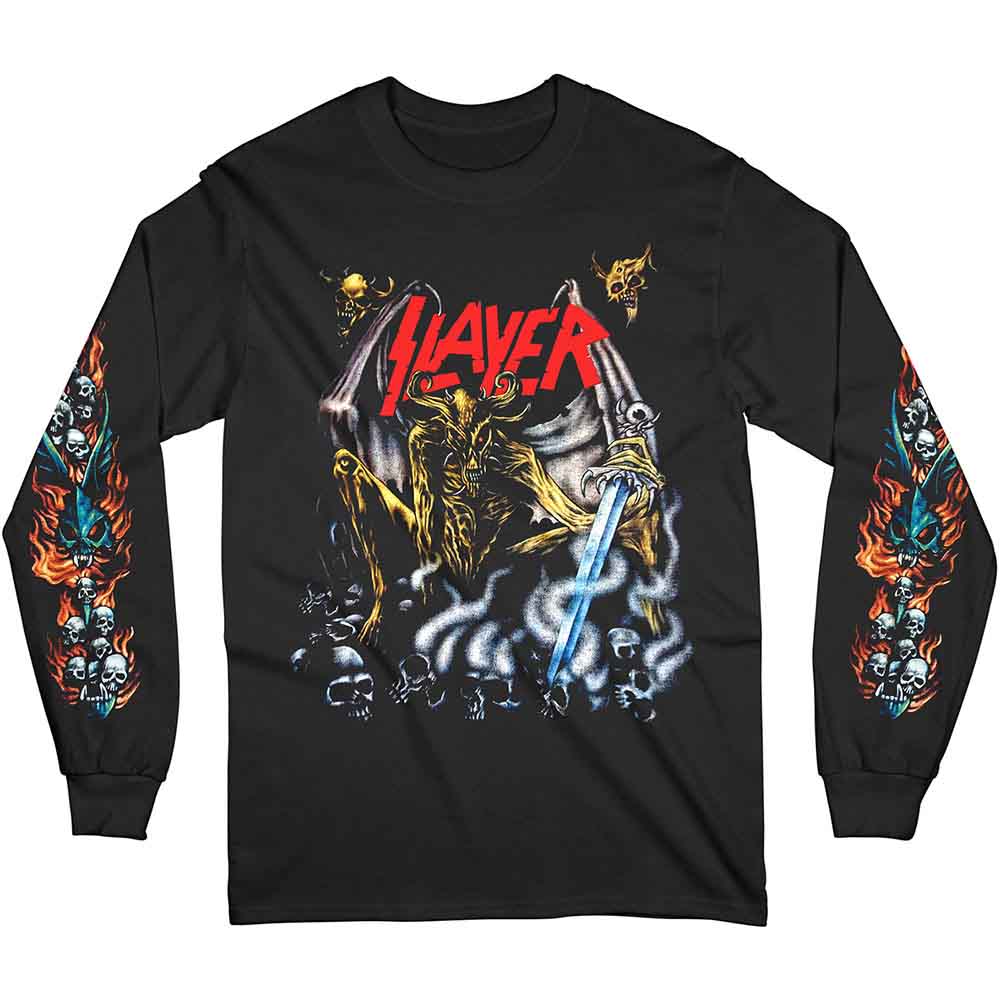 Slayer Long Sleeve T Shirt - Airbrush Demon