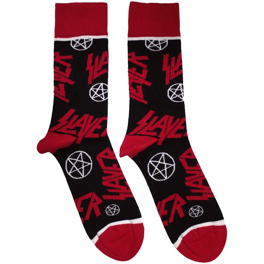 Slayer Ankle Socks - Logos and Pentegrams