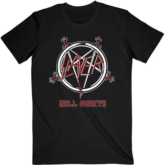 Slayer T Shirt - Hell Awaits Tour