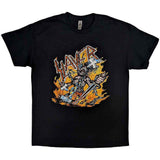 Slayer T Shirt - Cartoon Flames