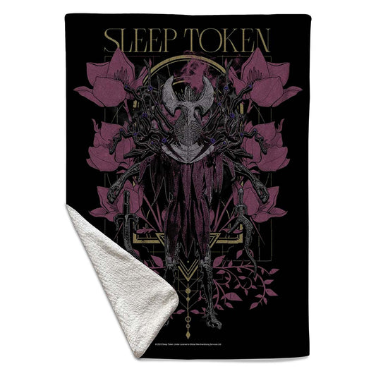 Rocksax Sleep Token Sherpa Fleece Blanket - Even In Arcadia 2  | Buy Now From £39.99