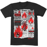 Stiff Little Fingers T Shirt - Flyer