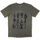 Sleep Token T Shirt - Grid Stone Wash