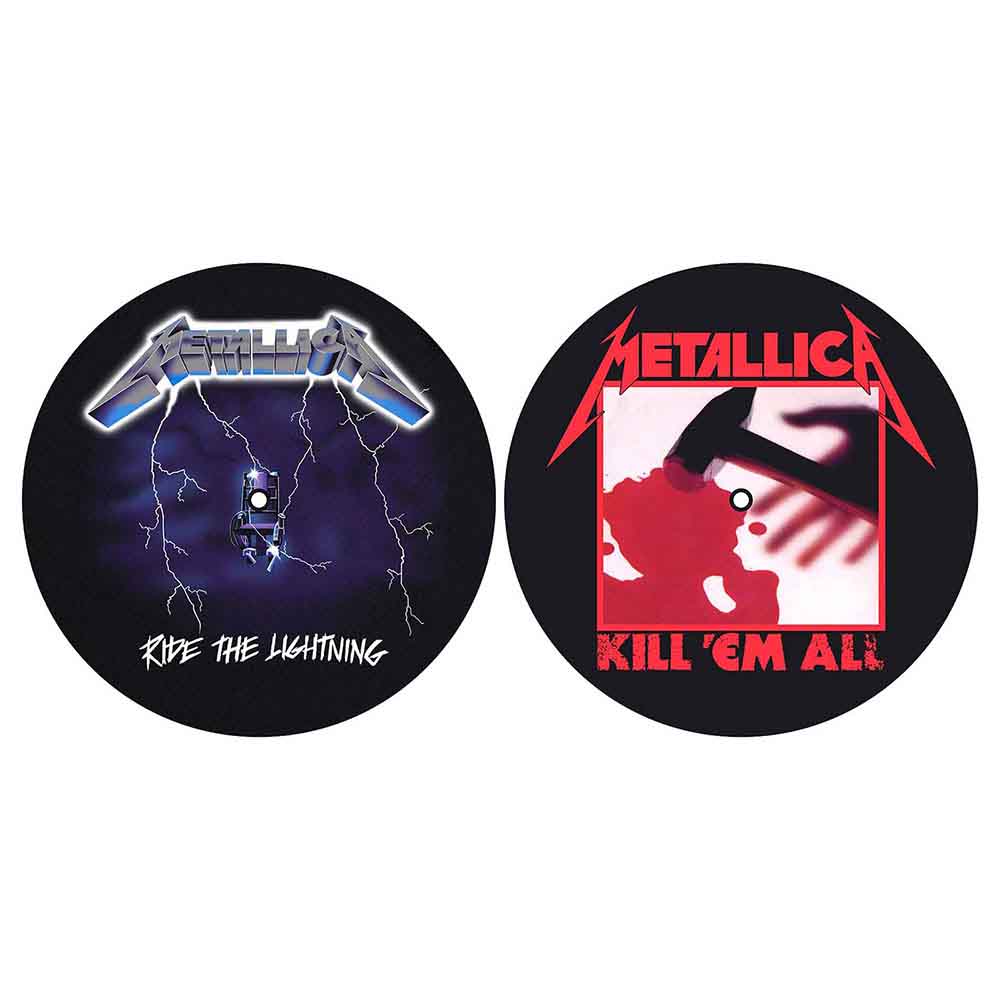METALLICA Slipmat - 2 Pack - Kill Em All/Ride The Lightening