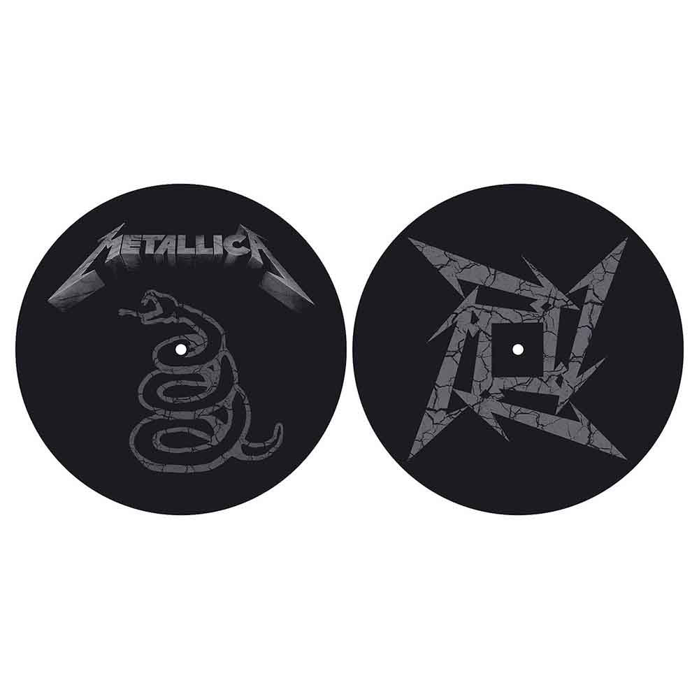 METALLICA Slipmat - 2 Pack - The Black Album
