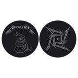 METALLICA Slipmat - 2 Pack - The Black Album
