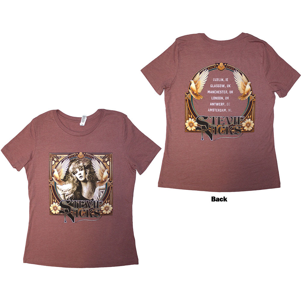 Stevie Nicks Women's T Shirt - Tour '24 Retro Photo | Buy Now For 24.99