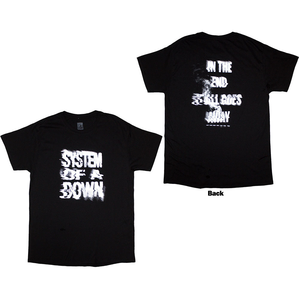 System Of A Down T Shirt - All Goes Away | Buy Now For 24.99