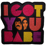 Sonny & Cher Patches-Iron On - Classic Logo Bordered | Buy Now For 9.99