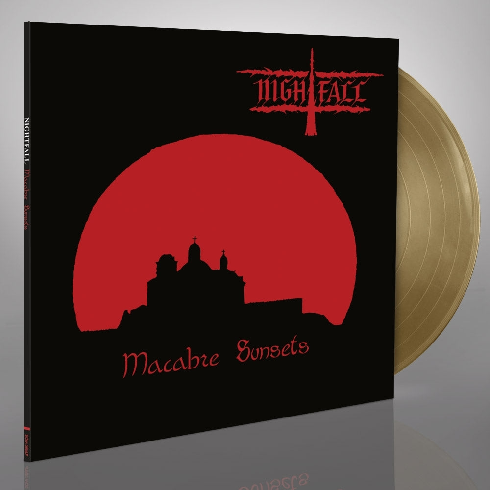 Nightfall LP - Macabre Sunsets (Gold Vinyl) | Buy Now For 44.99