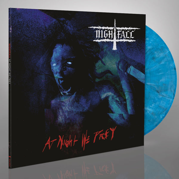 Nightfall LP - At Night We Prey (Blue Vinyl) | Buy Now For 47.99