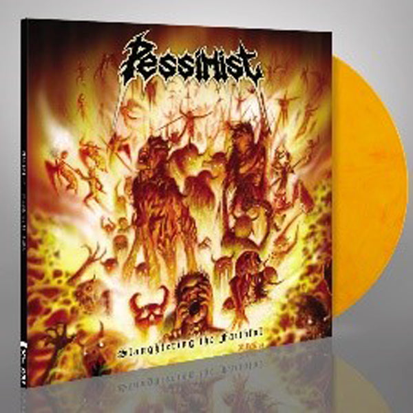 Pessimist LP - Slaughtering The Faithful (Yellow Flame Vinyl) | Buy Now For 44.99