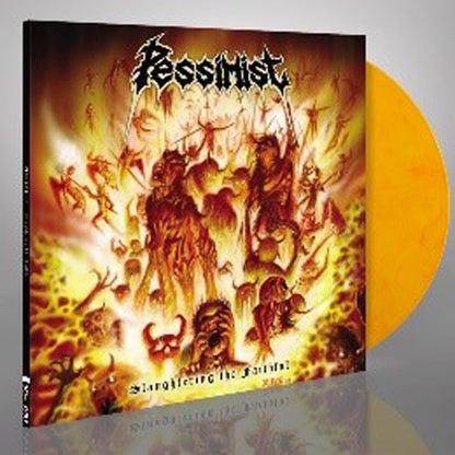 Pessimist LP - Slaughtering The Faithful (Yellow Flame Vinyl) | Buy Now For 44.99