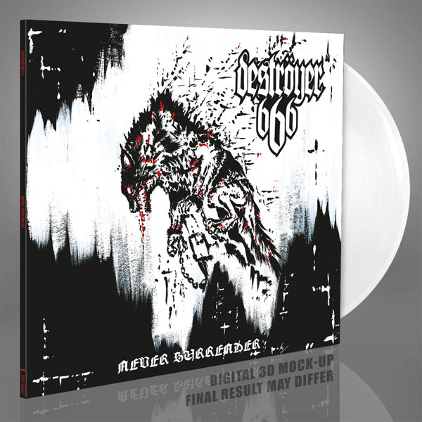 Destroyer 666 LP - Never Surrender (White Vinyl) | Buy Now For 50.99