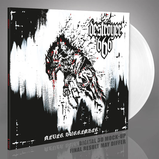 Destroyer 666 LP - Never Surrender (White Vinyl) | Buy Now For 50.99