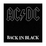 AC/DC Sew-On Patch - Back In Black | Buy Now For 19.99