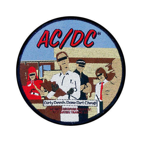AC/DC Sew-On Patch - Dirty Deeds | Buy Now For 19.99