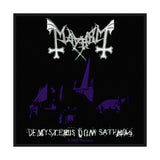 Mayhem Sew-On Patch - De Mysteriis Dom Sathanas | Buy Now For 19.99