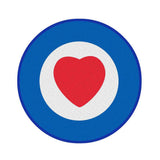 Generic Patches - Woven Sew On - Heart Target
