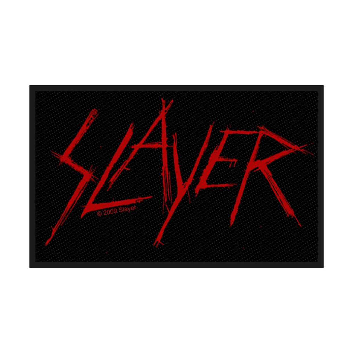 Slayer Sew-On Patch - Scratched Logo | Buy Now For 19.99
