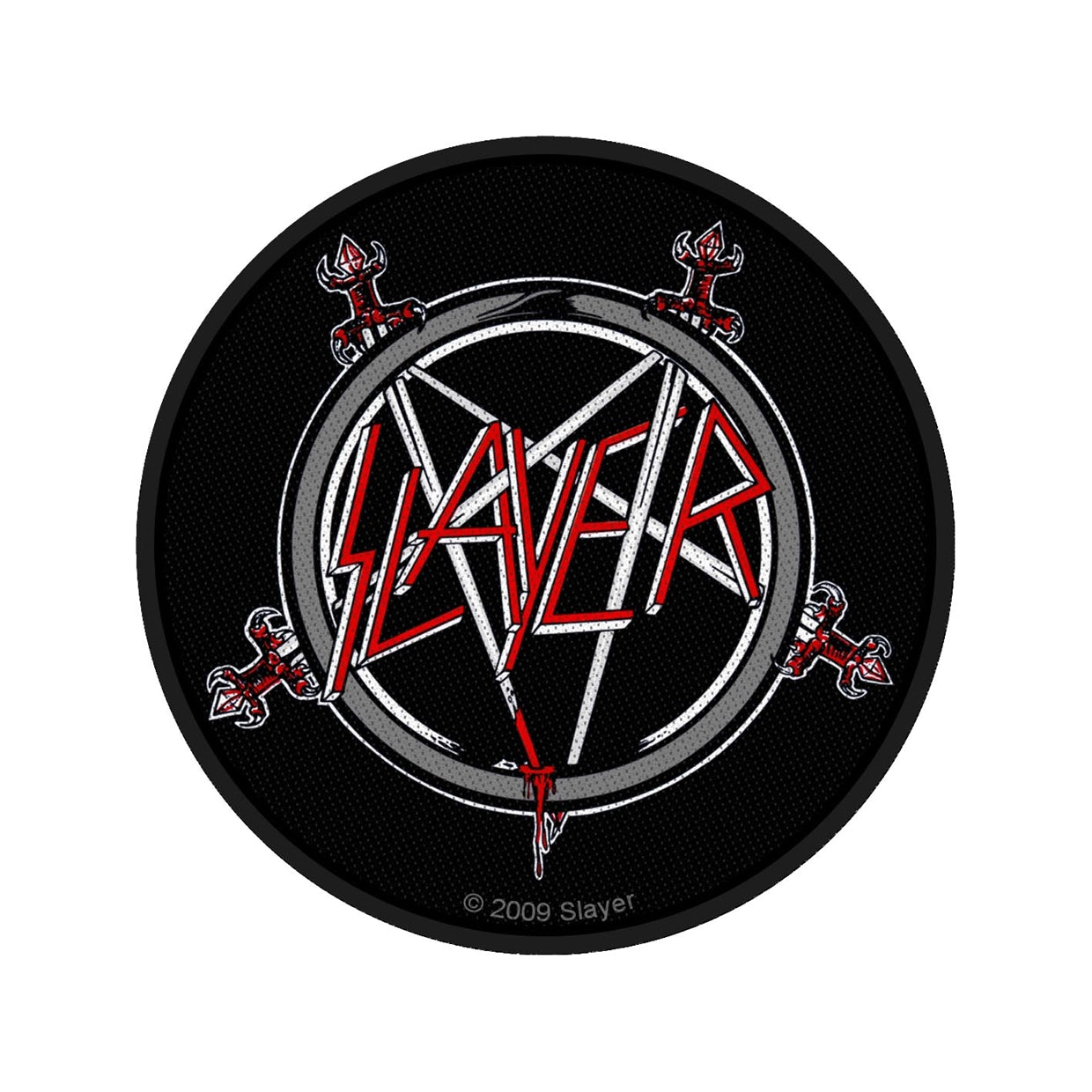 Slayer Sew-On Patch - Pentagram | Buy Now For 19.99