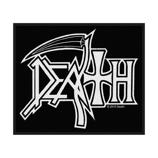 Death Sew-On Patch - Logo | Buy Now For 19.99