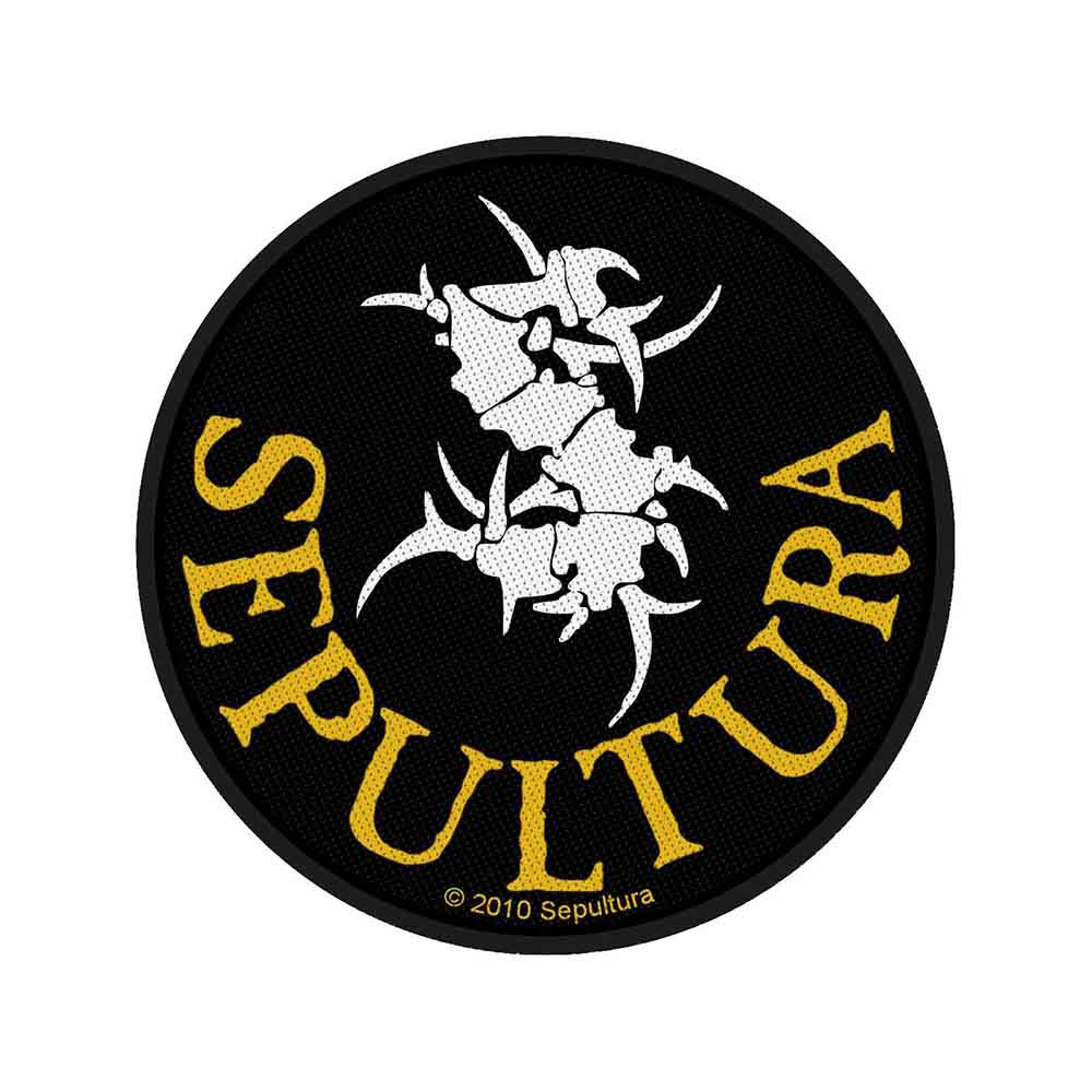 Sepultura Patches - Woven Sew On - Circular Logo