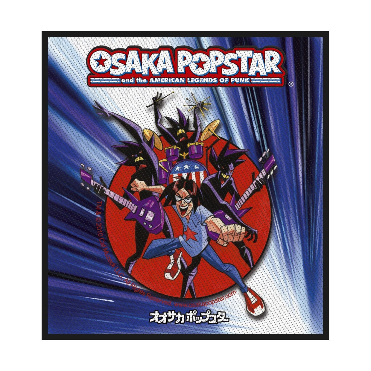 Osaka Popstar Sew-On Patch - American Legends Of Punk (Patch) | Buy Now For 19.99