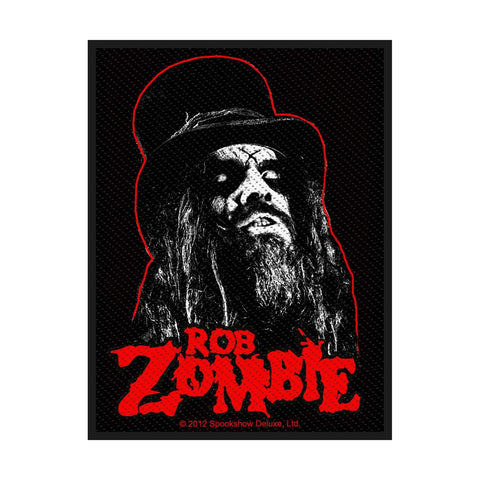 Rob Zombie Sew-On Patch - Portrait | Buy Now For 19.99