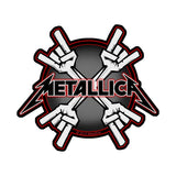 Metallica Sew-On Patch - Metal Horns | Buy Now For 19.99